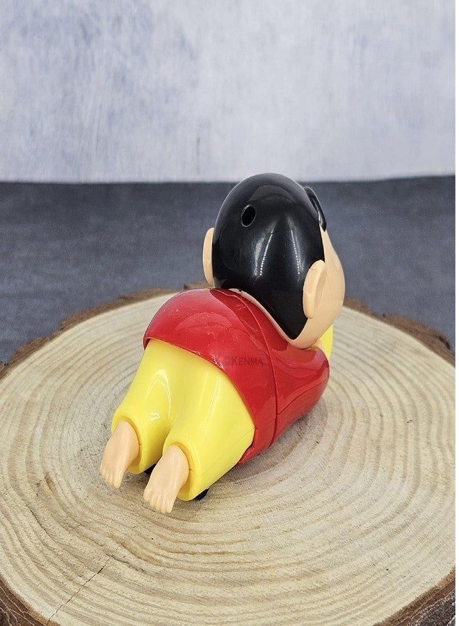 KENMA Shinchan Manual Clockwork Toy Anime 5CM Character Styling Crawling Flat Push Children's Toy Moving Birthday Gift Figure - Image 5